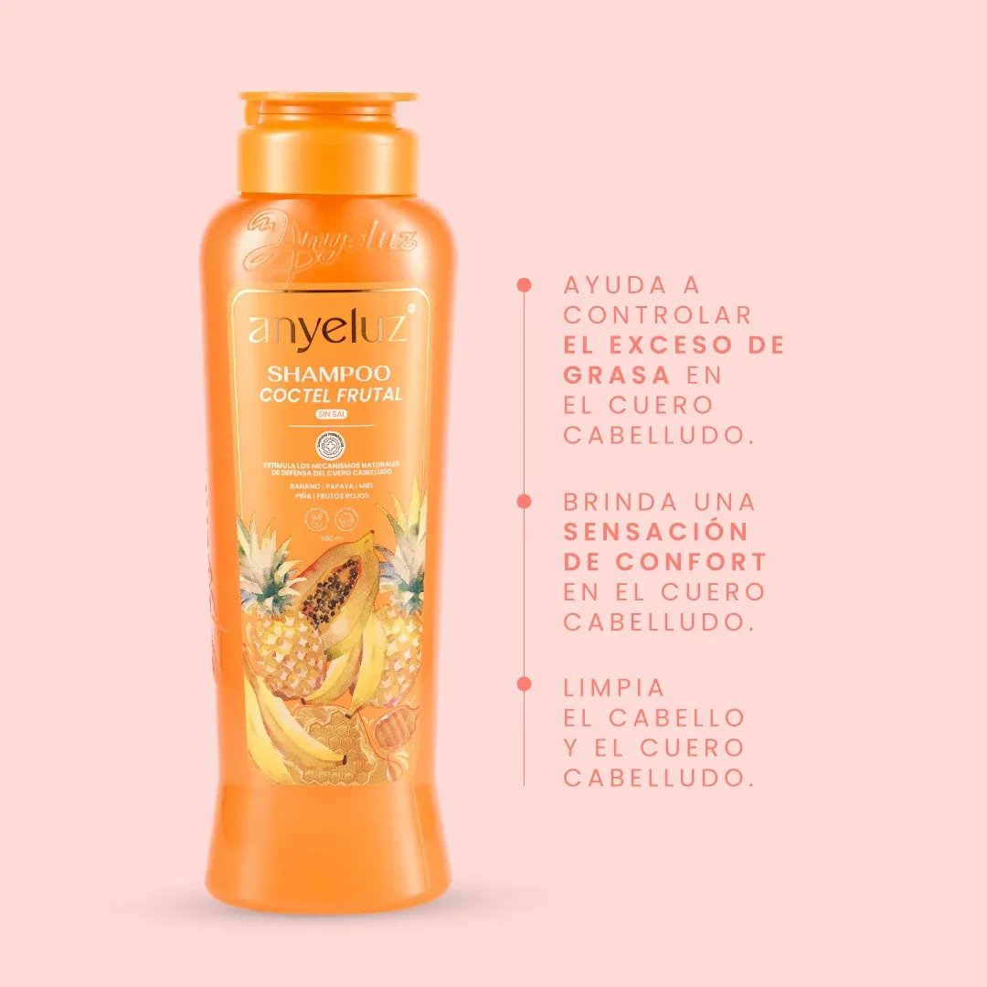 Shampoo cóctel de frutas 