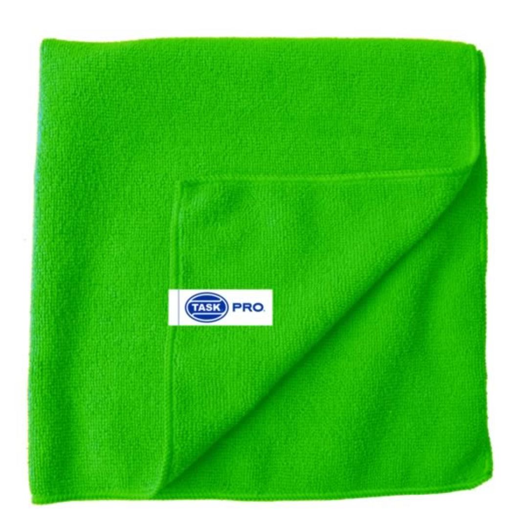 PAÑO MICROFIBRA COLOR VERDE 40X40 CM TASK PRO