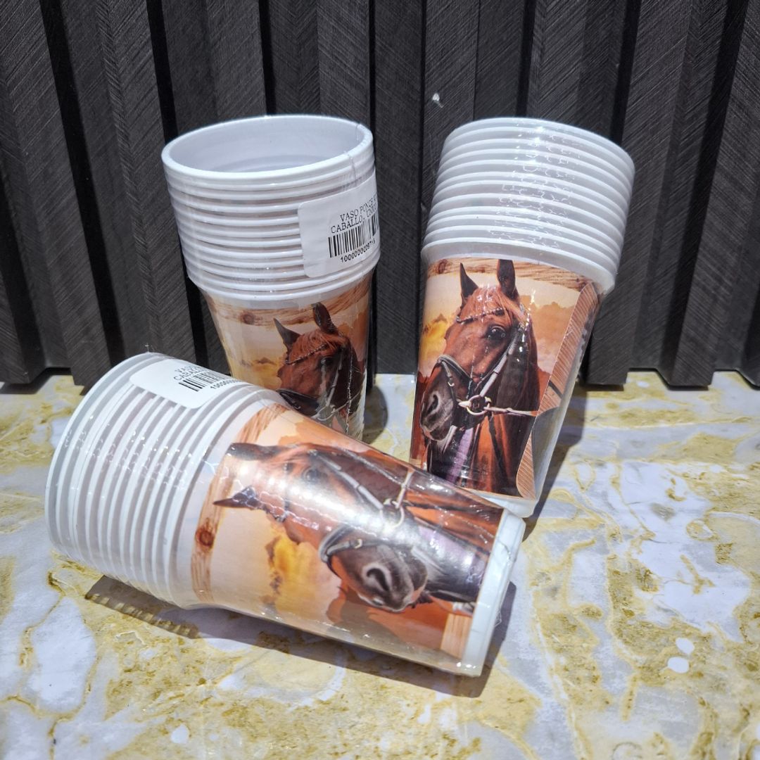 VASOS x12 UND CABALLO 
