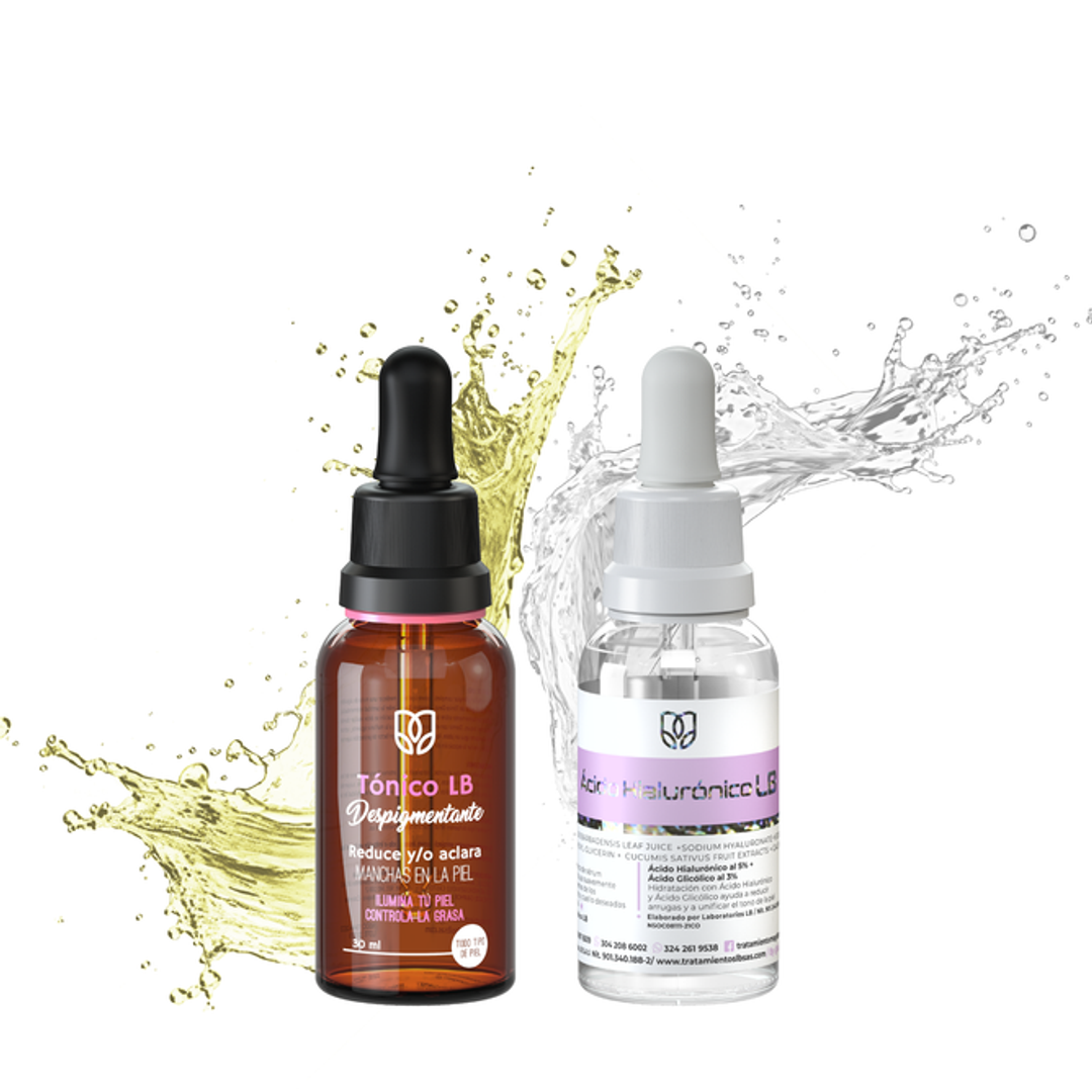 KIT: TÓNICO DESPIGMENTANTE + ÁCIDO HIALURÓNICO