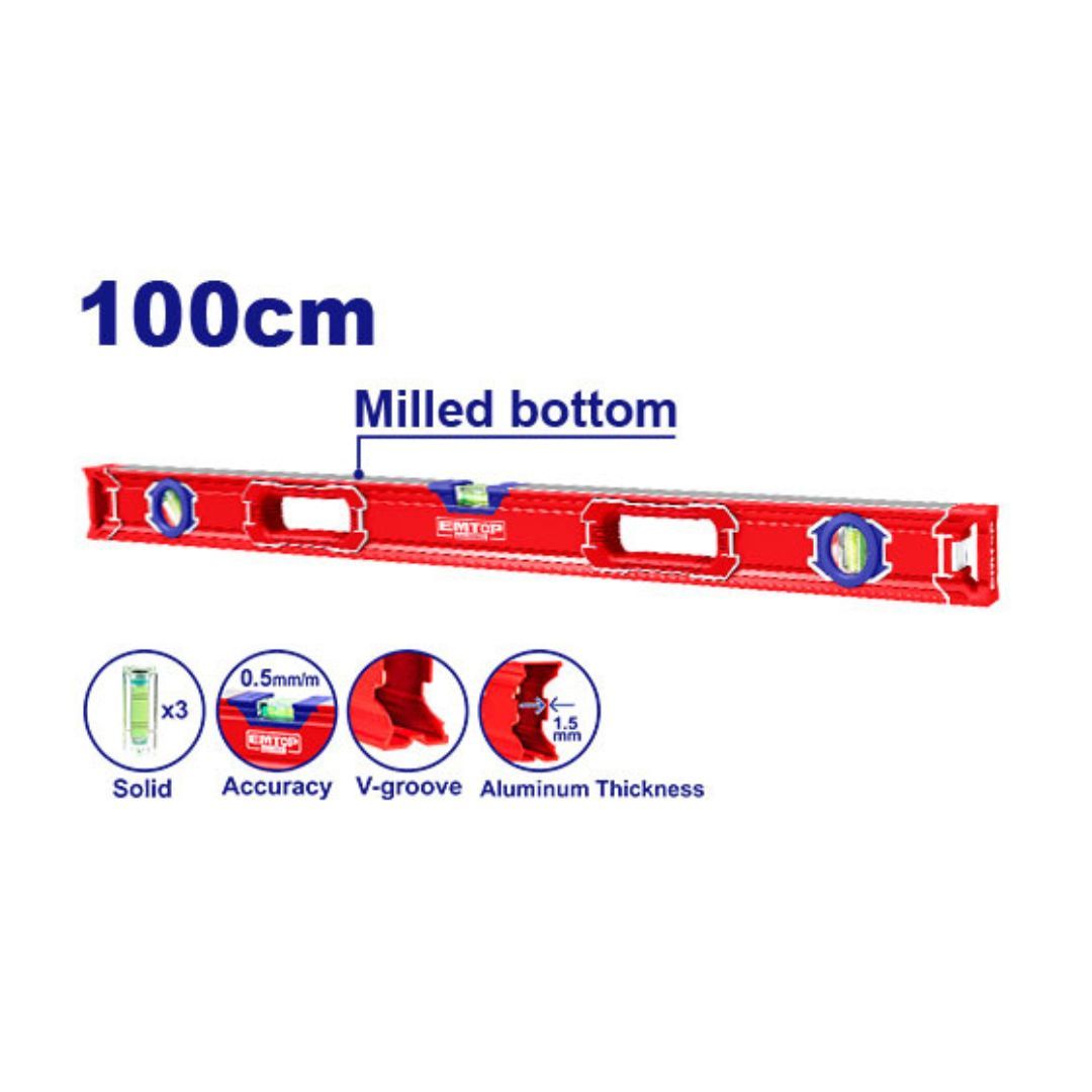 EMTOP NIVEL DE GOTA METALICO 40 "(100CM) SUPER EMTOP