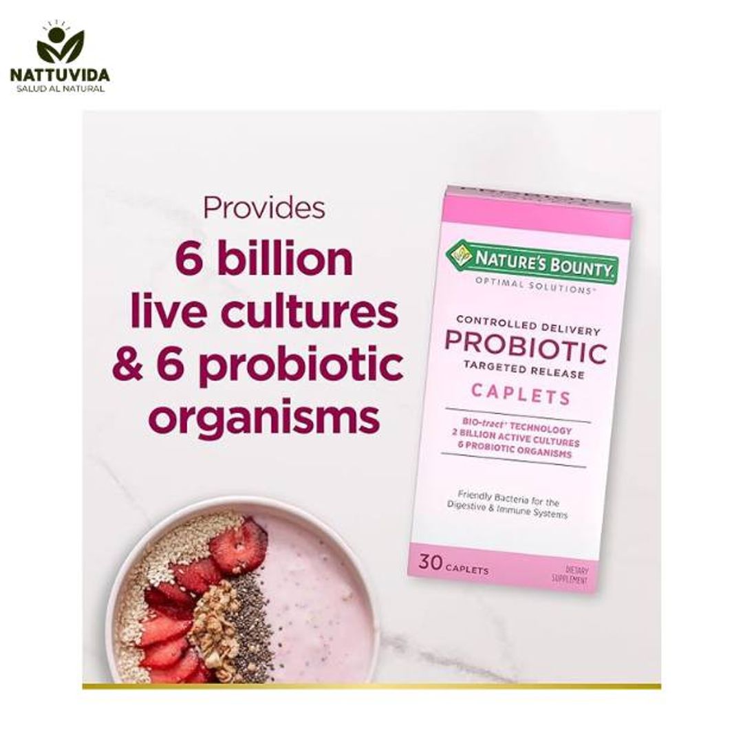 Probiotico Liberacion Controlada Natures Bounty