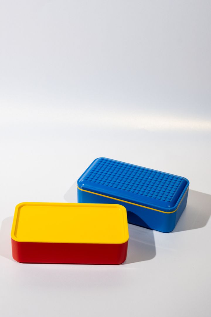 PORTACOMIDAS LEGO RECTÁNGULO 