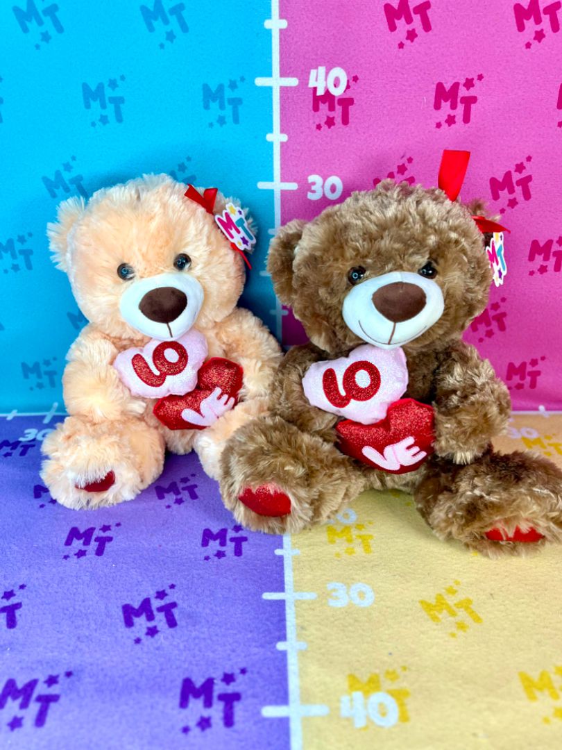 Oso corazón doble Love 30cm PLS