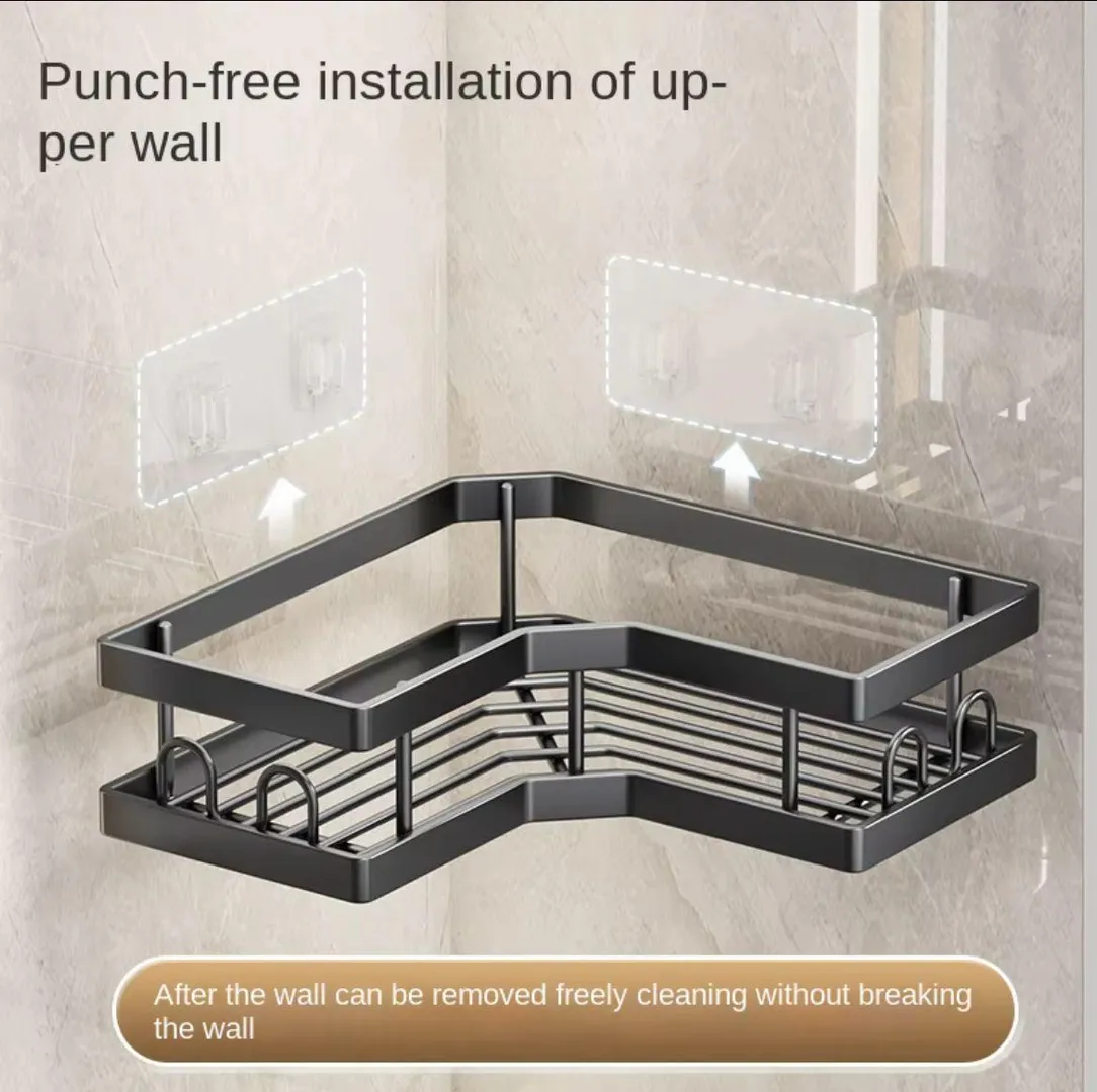 Organizador de baño multifuncional para pared