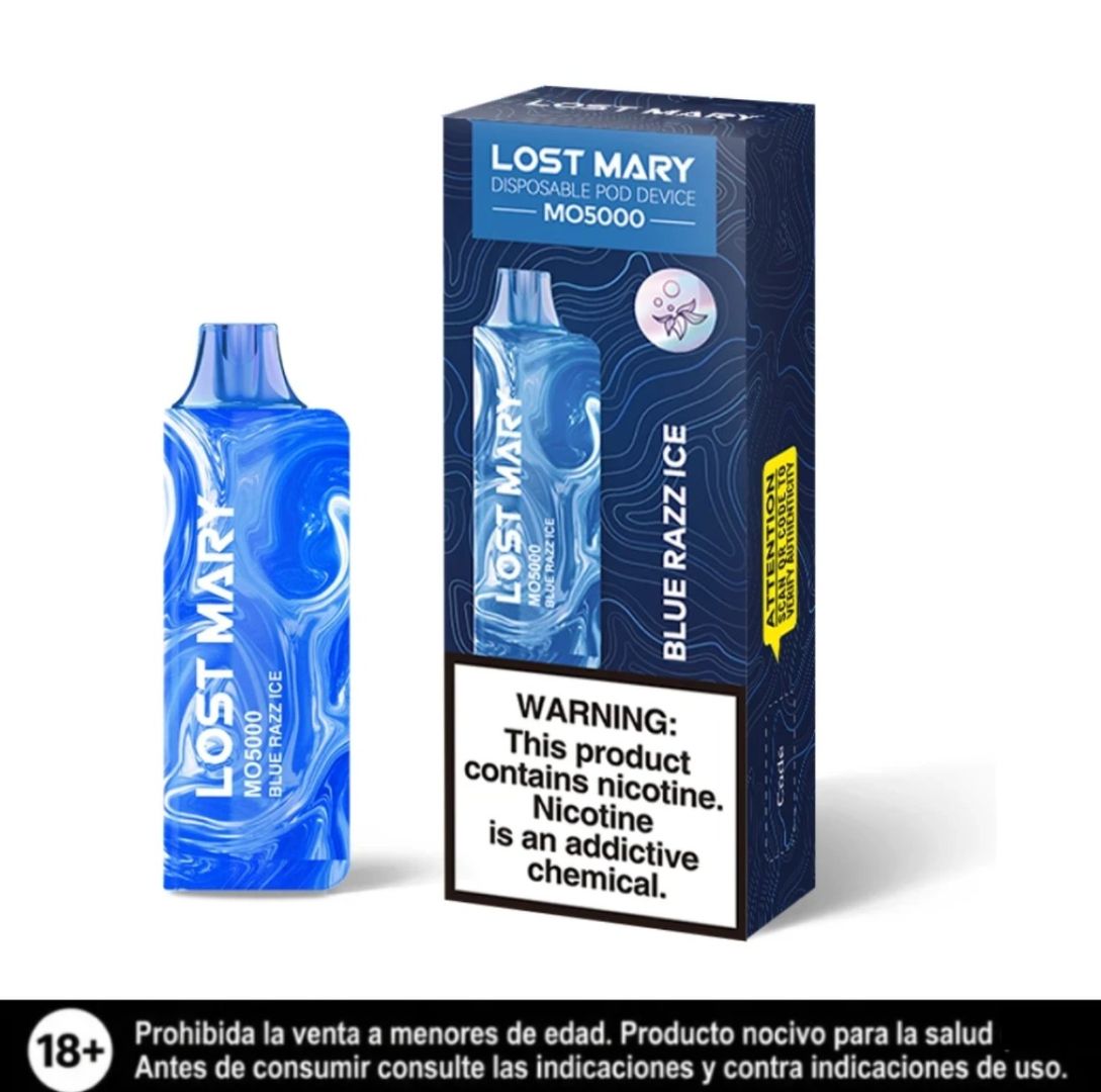 Lost Mary Blue Razz Ice 5.000 Puffs