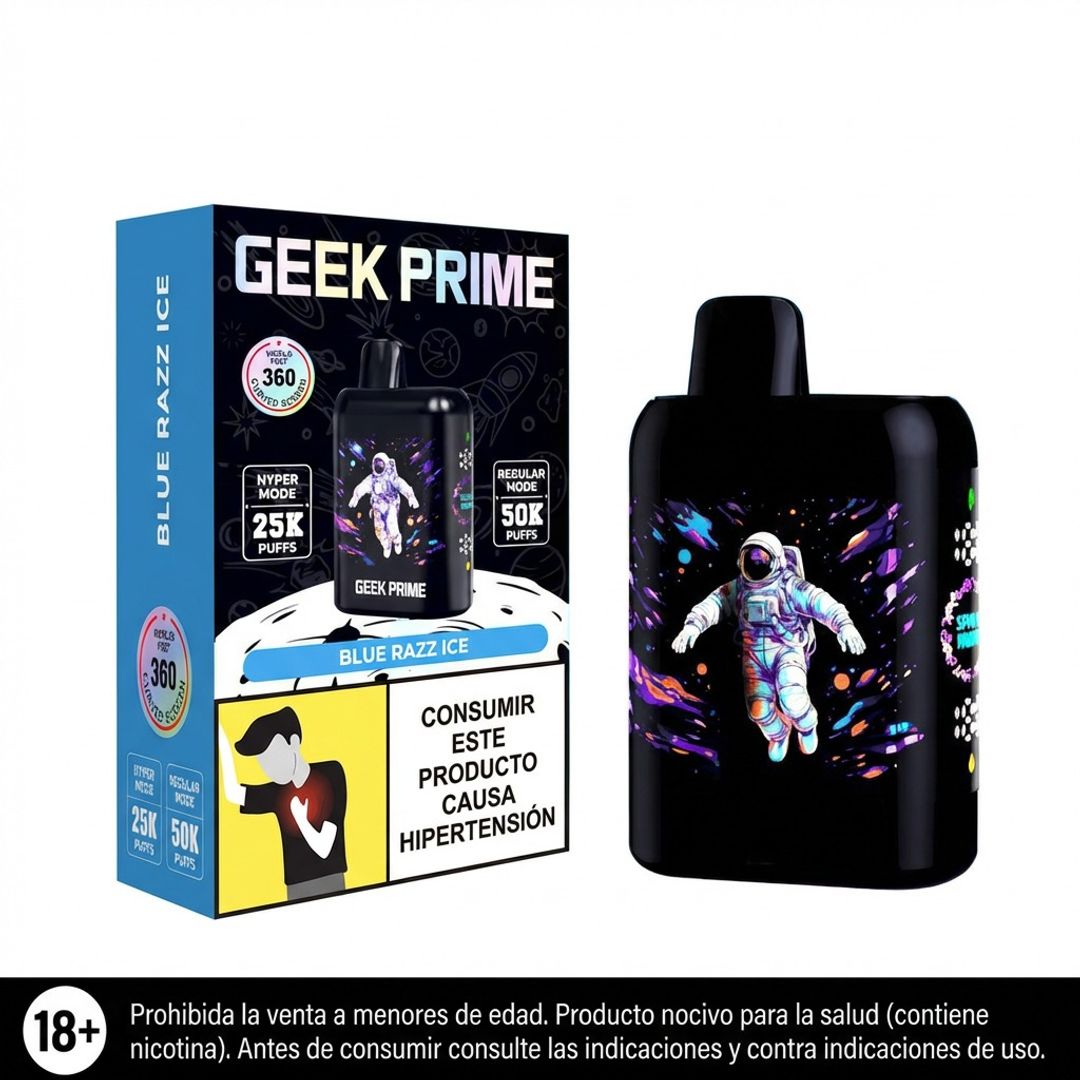 Geek Bar Blue Razz Ice 50.000 Puffs Prime