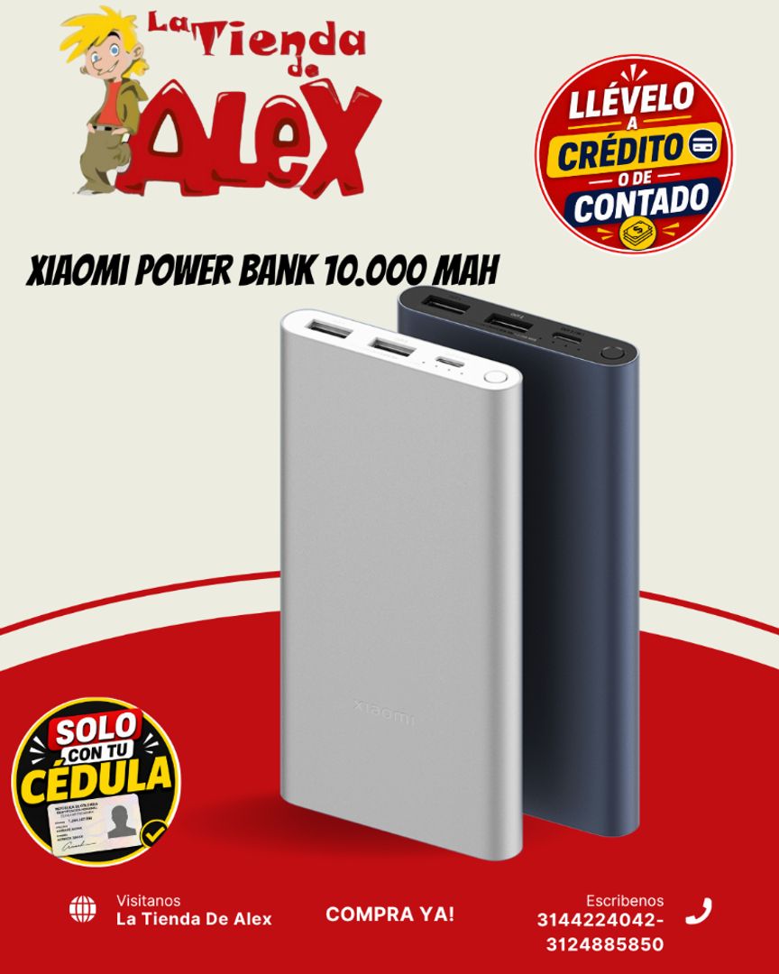 Xiaomi Power Bank 10.000 mAh