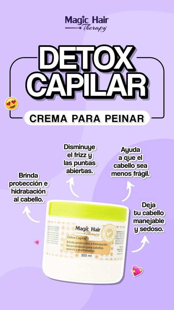 Crema para peinar DETOX Magichair 