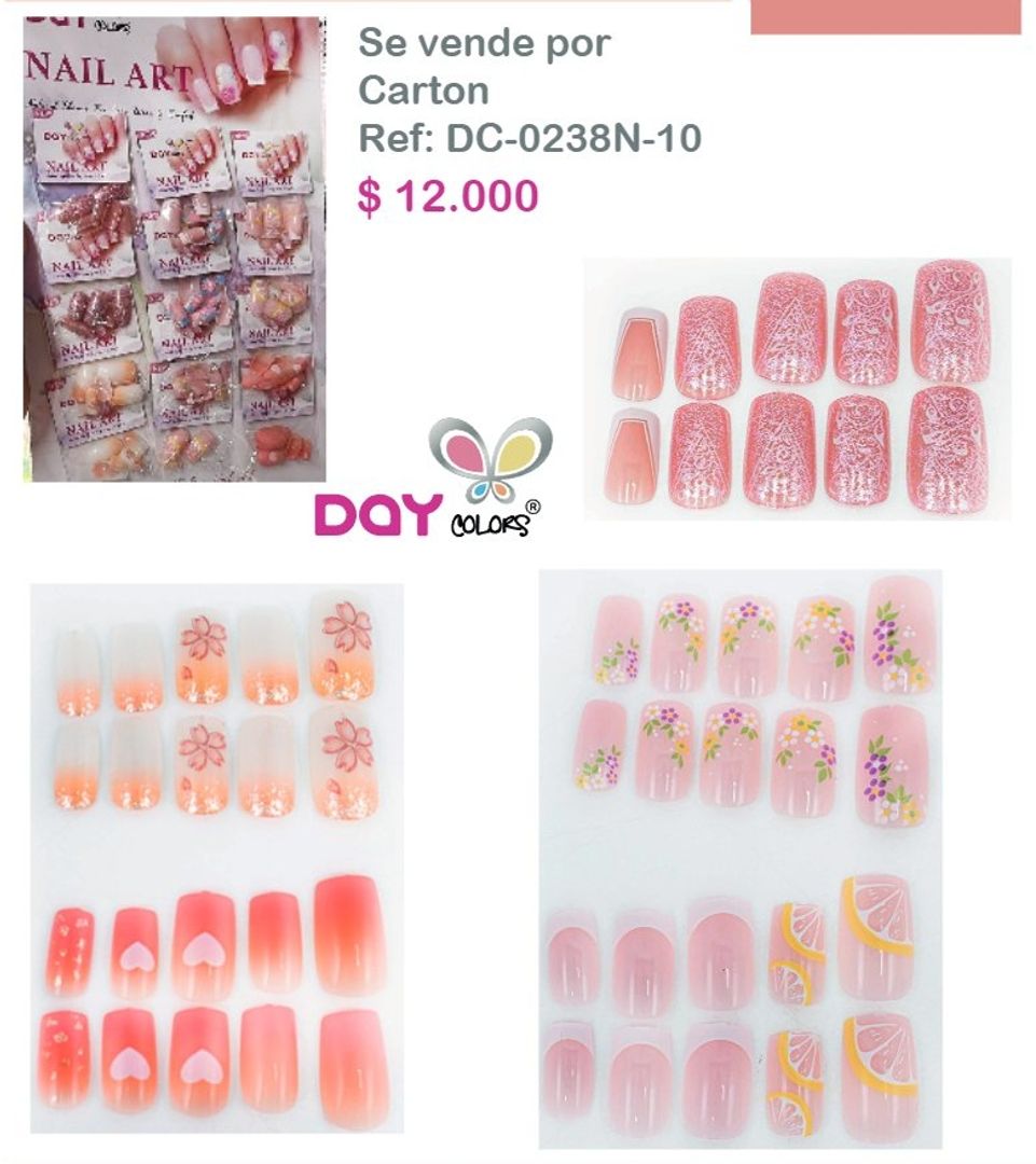 DC0238N-10 UÑAS DECORADAS
