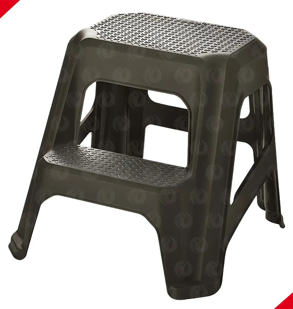 Butaco Silla Escalera de Plástico Rimax Wengue