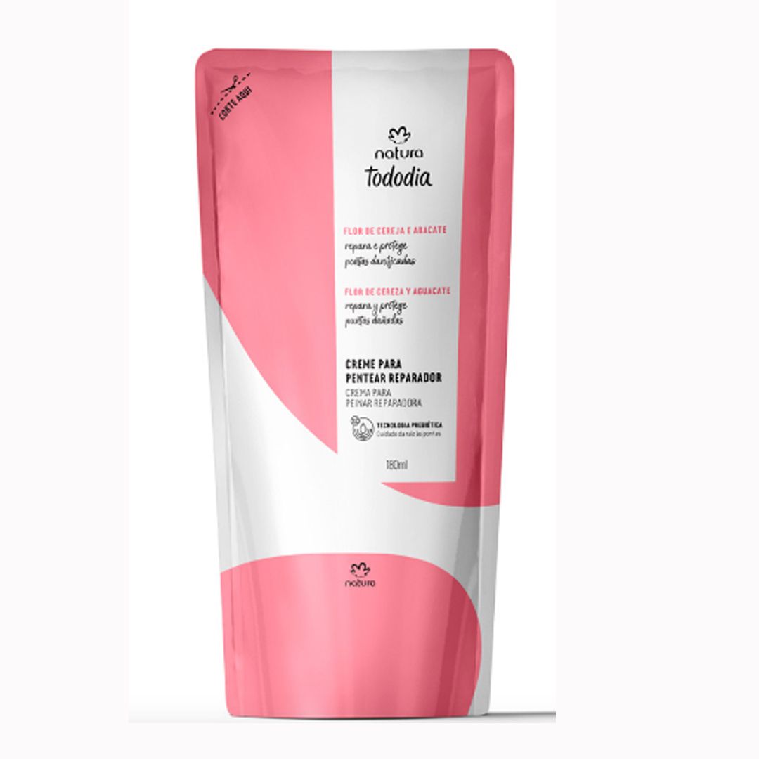 REPUESTO CREMA DE PEINAR FLOR DE CEREZA Y AGUACATE 180 ML 