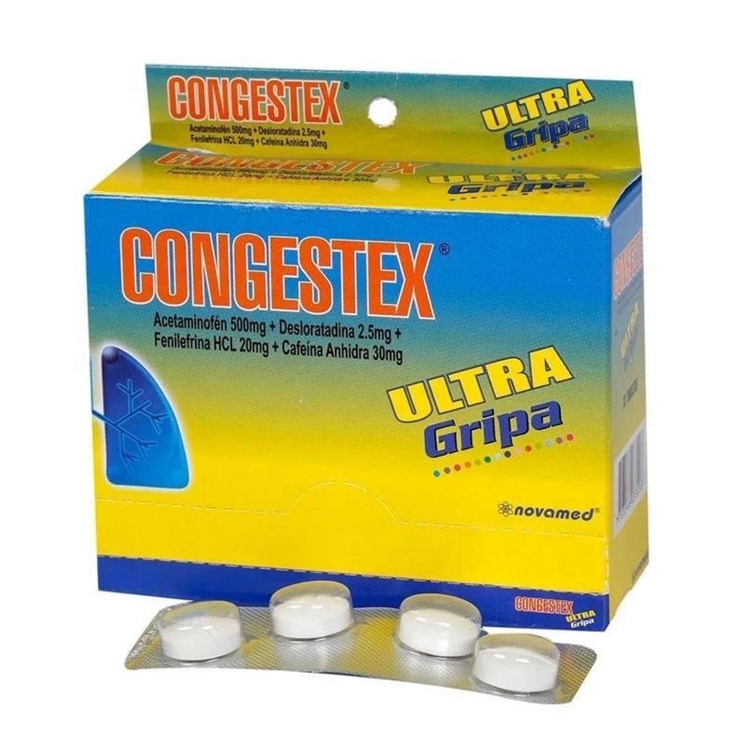 CONGESTEX ULTRA SOB X 4 TAB