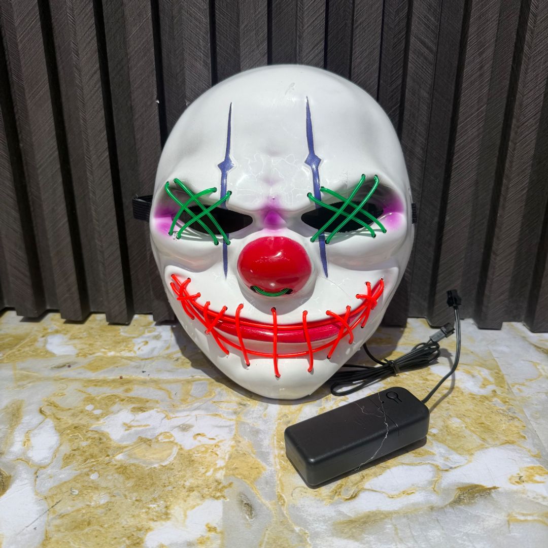 MÁSCARA PAYASO DE LUZ 
