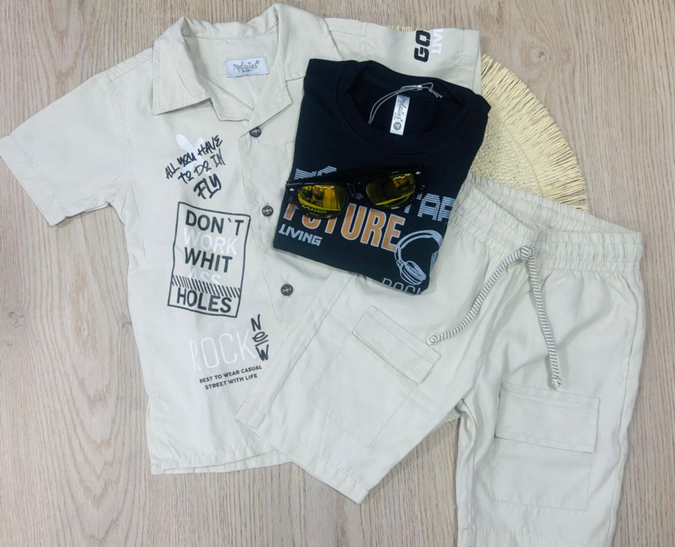 Conjunto tres piezas para niño