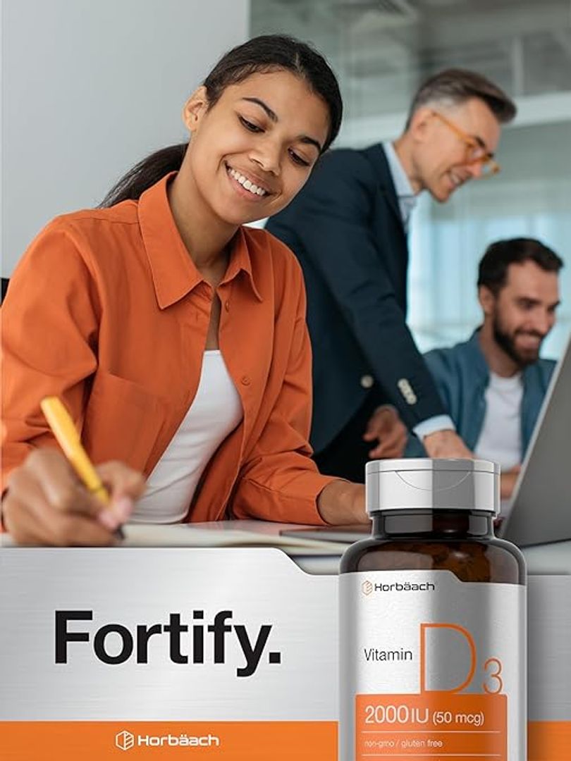 Vitamina D3 2000IU (50 mcg) 150  cap blandas Horbaach 