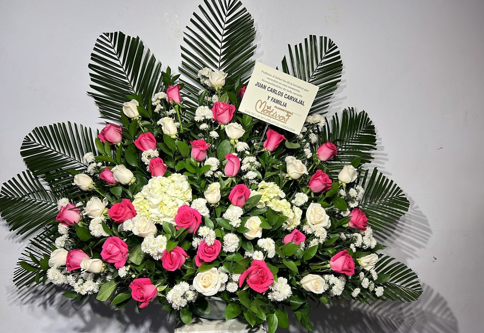 ARREGLO FLORAL FUNEBRE