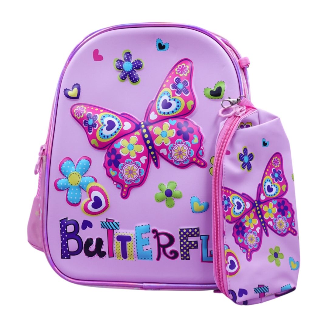 BOLSO ESCOLAR CON CARTUCHERA NIÑA BYC-9117