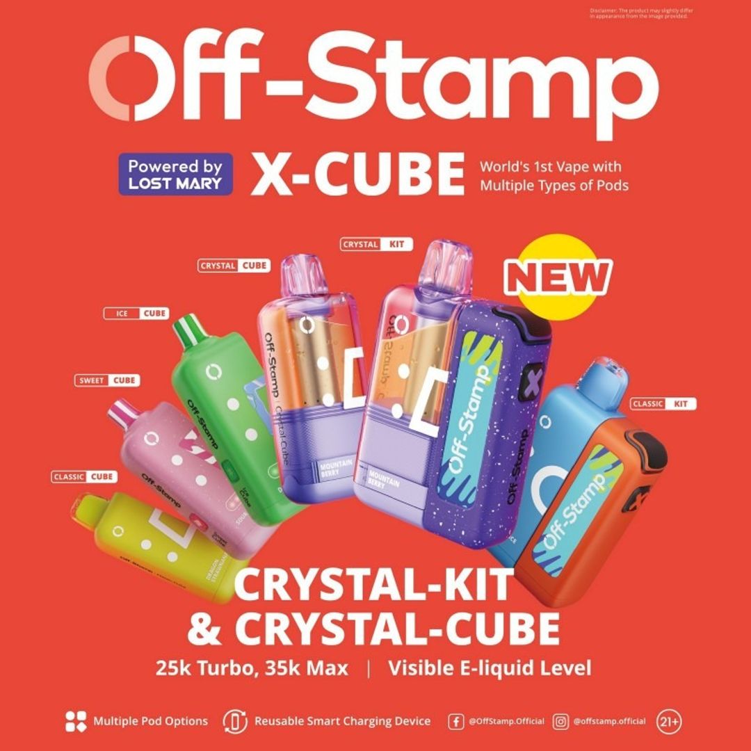 Off Stamp Mountain Berry Crystal Cube 35.000 Puffs Kit