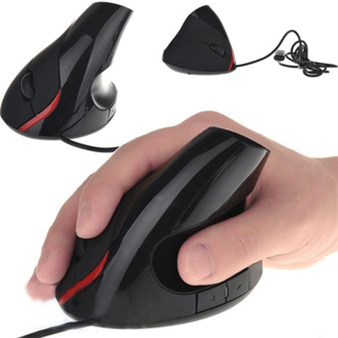 Mouse Ergonómico Vertical USB