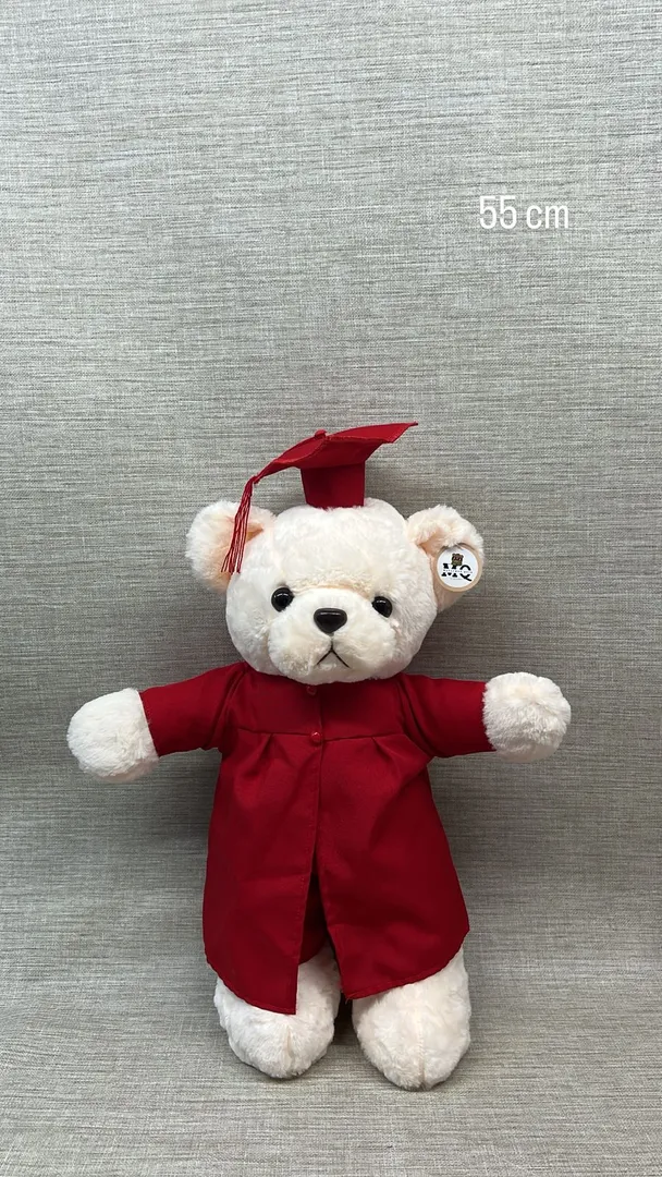 OSO (CREMA) DE GRADO ROJO 55 CM
