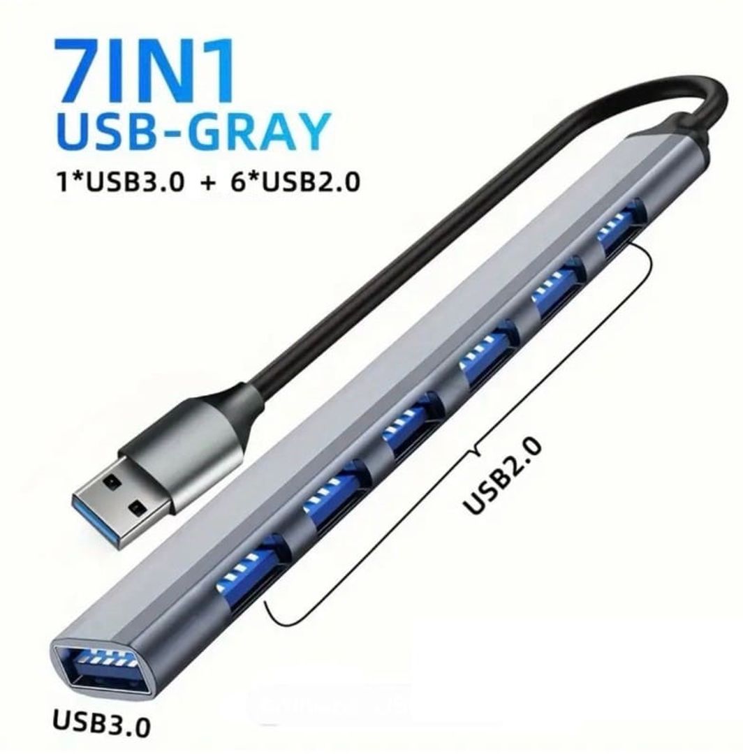 HUB Tipo C 3.0 X7 7 puertos