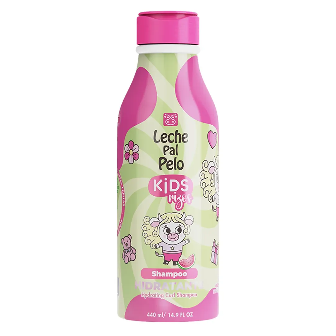 SHAMPOO HIDRATANTE RIZOS KIDS 440ML LECHE PAL PELO
