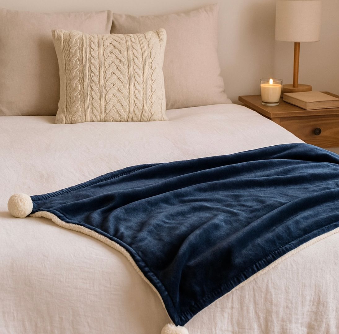 Manta Corderito/Terciopelo Reversible VENDIDA 