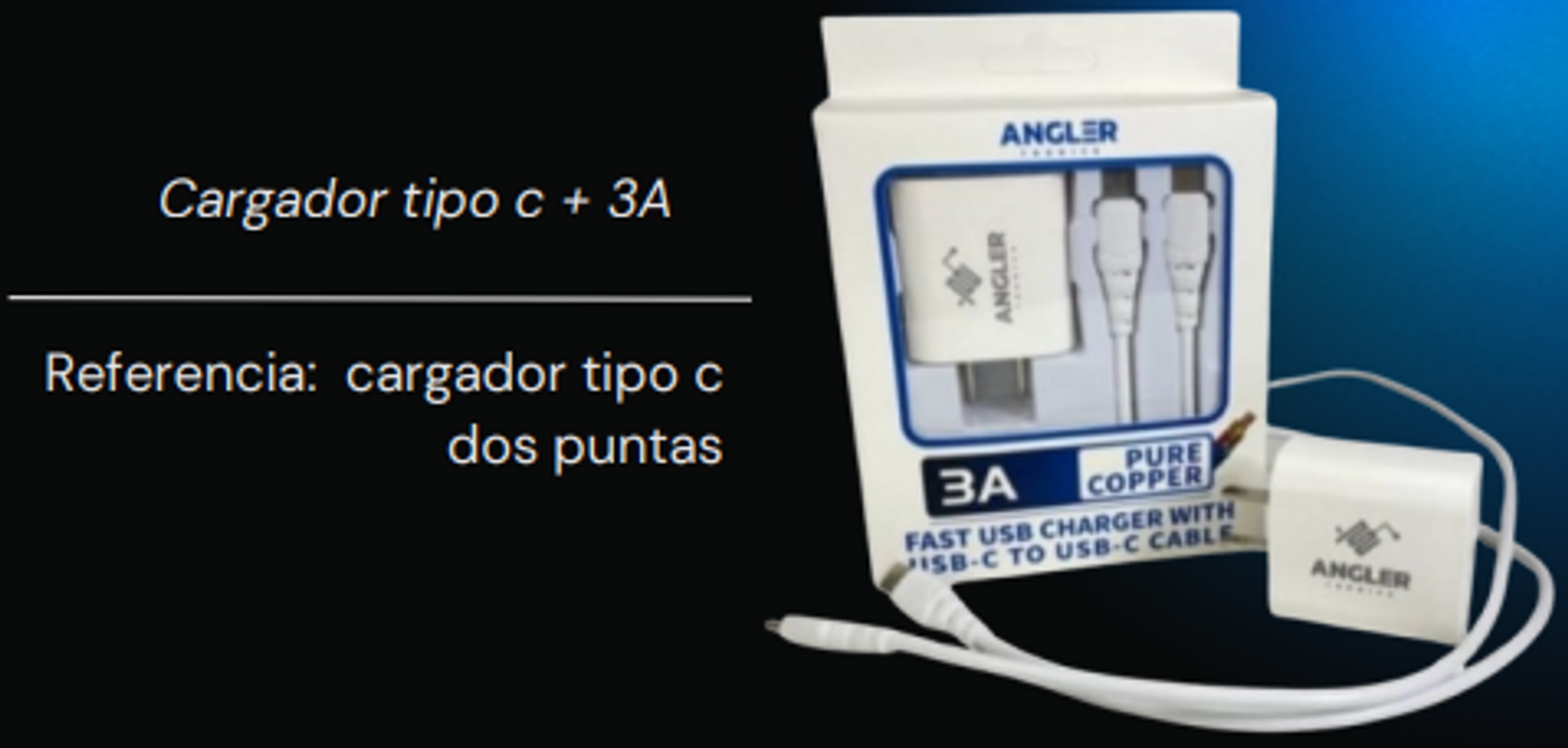 Cargador Tipo C Dos Puntas