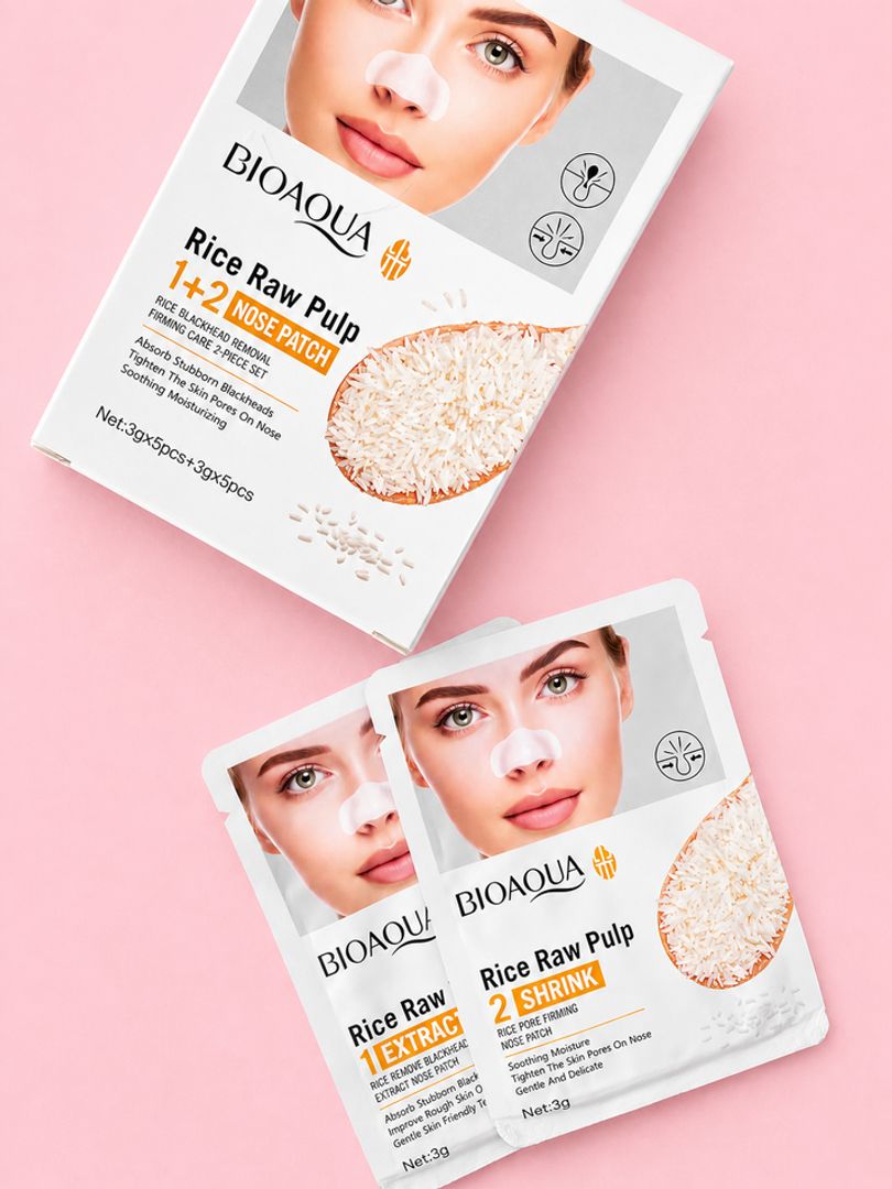 Kit Nariz Bioaqua x 2 Pasos Removedor de Puntos Negros y Minimizador de Poros