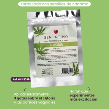 Imagen del producto Lub Intimo Multiorgasmos Euforia con CBD x 7 ml