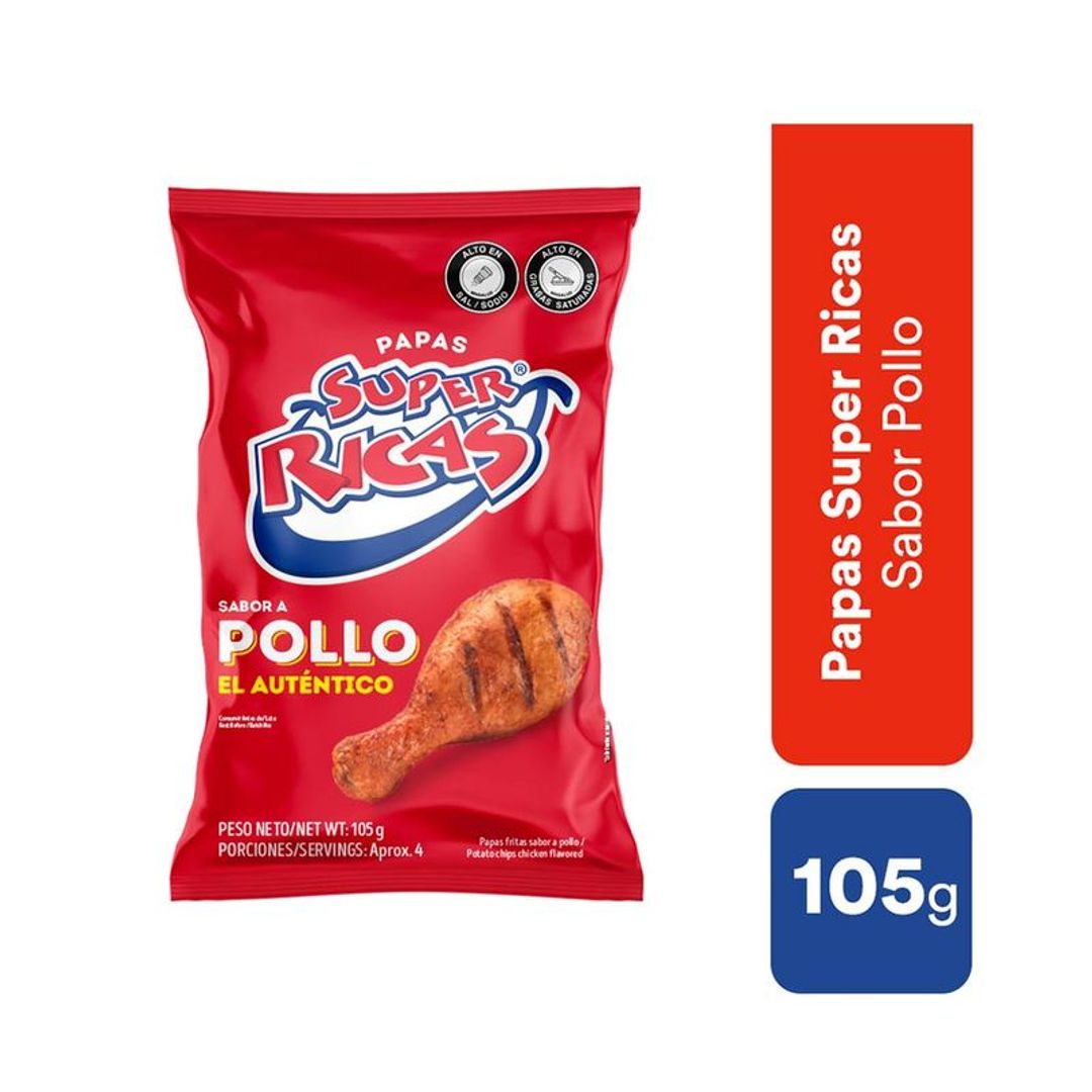 PAPA POLLO SUPER RICAS*105G