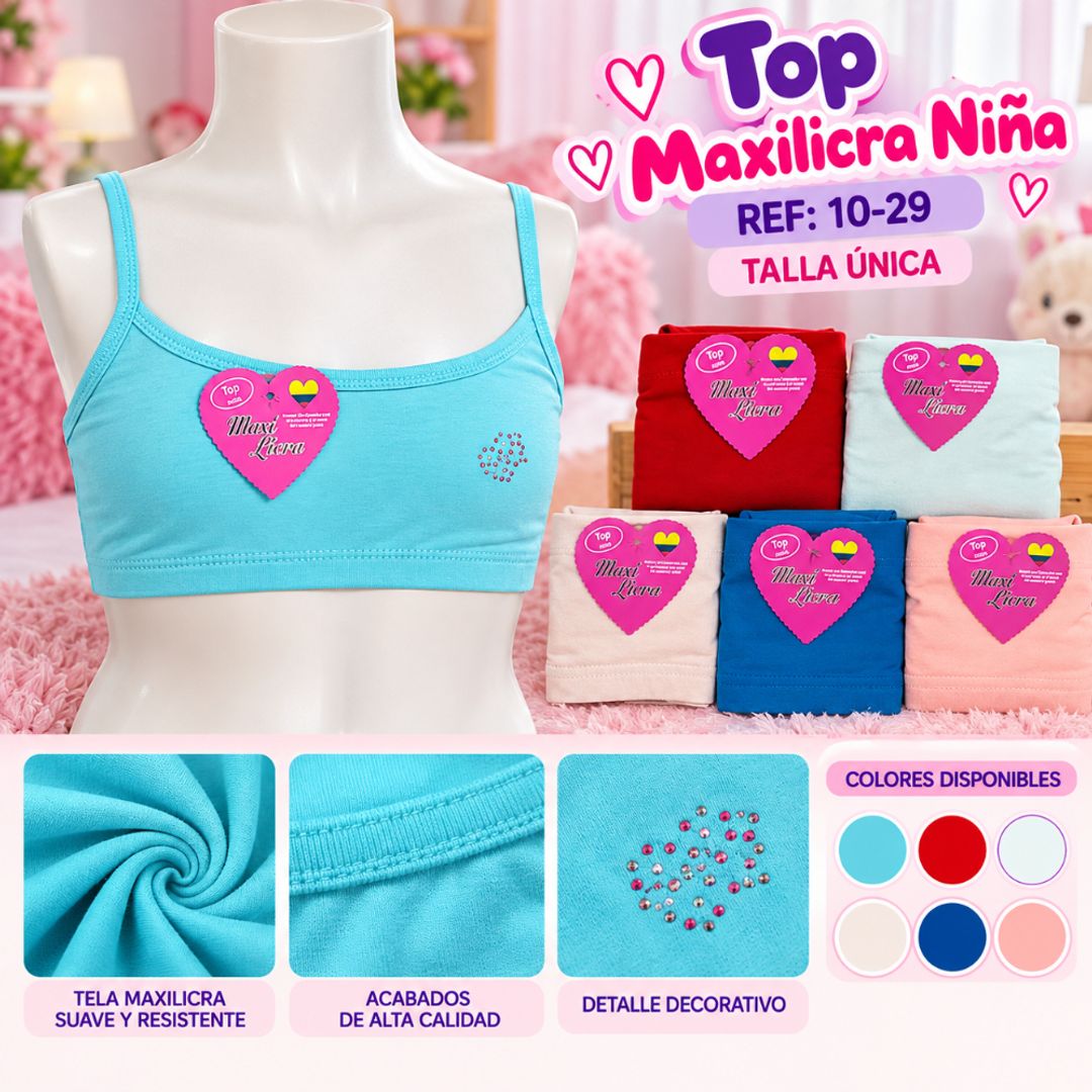 MAXILYCRA NIÑA TOP (X6)