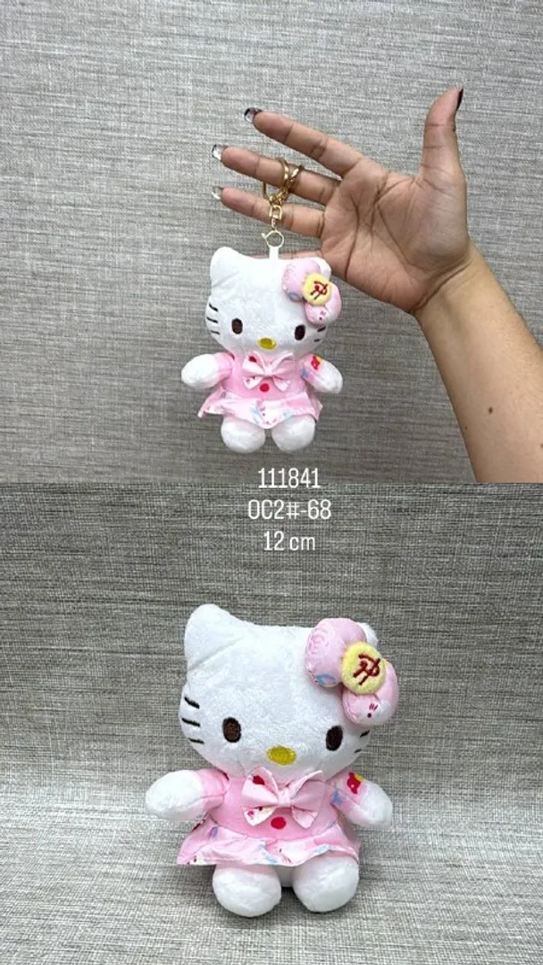 LLAVERO VESTIDO HELLO KITTY 12 CM