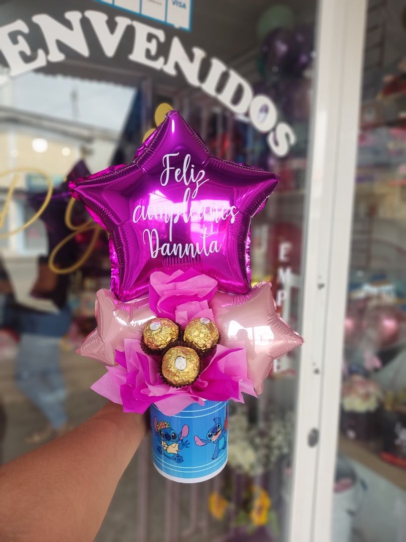 tacita con chocolates 