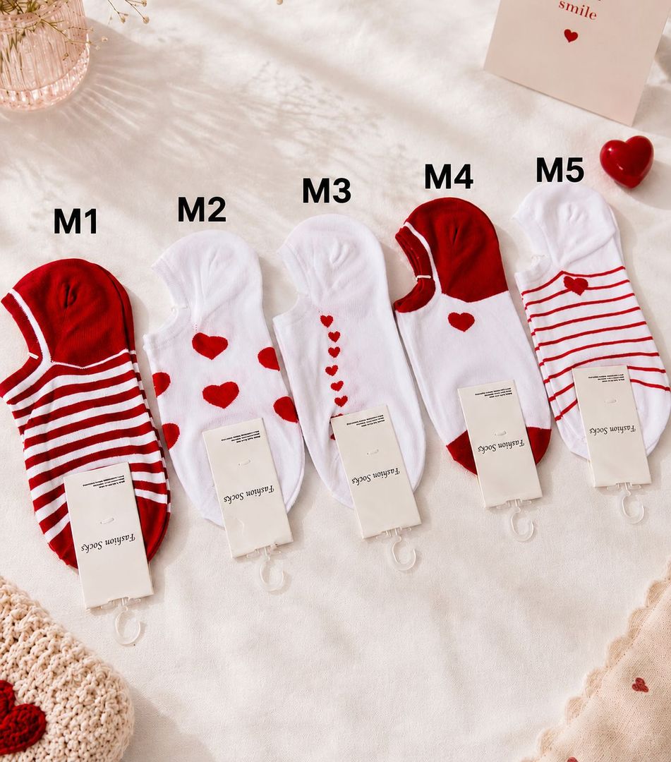 Medias Tobilleras Amor Talle Adulto