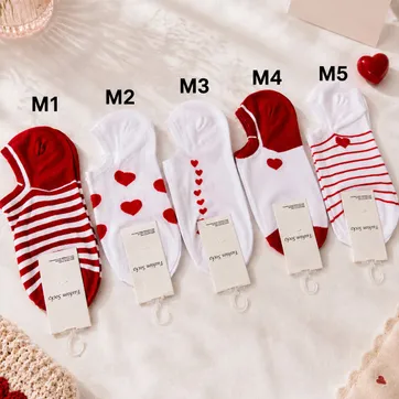 Medias Tobilleras Amor Talle Adulto - imagen 1
