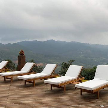 Asoleadora en teca - imagen 1