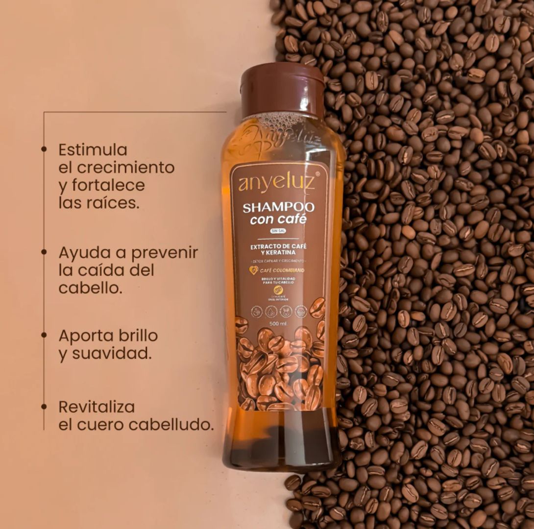 Shampoo con café 