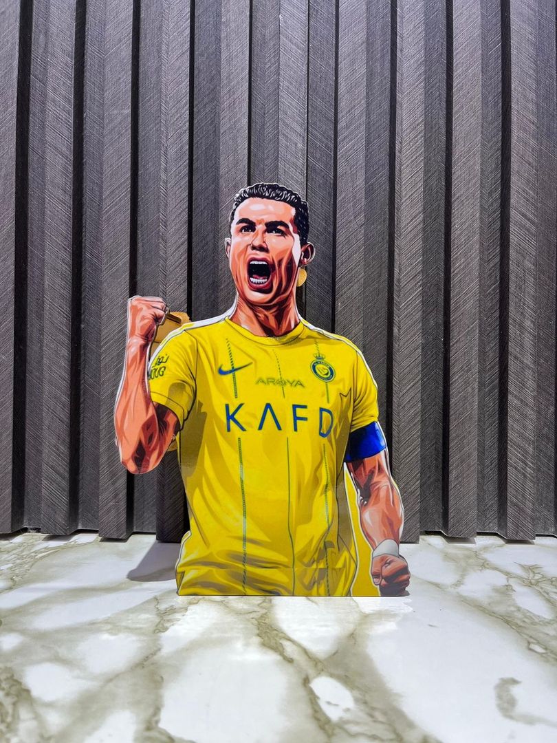 CAJA CRISTIANO RONALDO MDF 22x16x8 CM 