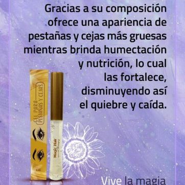 Imagen del producto Gel para  crecimiento de Cejas y pestañas magichair 