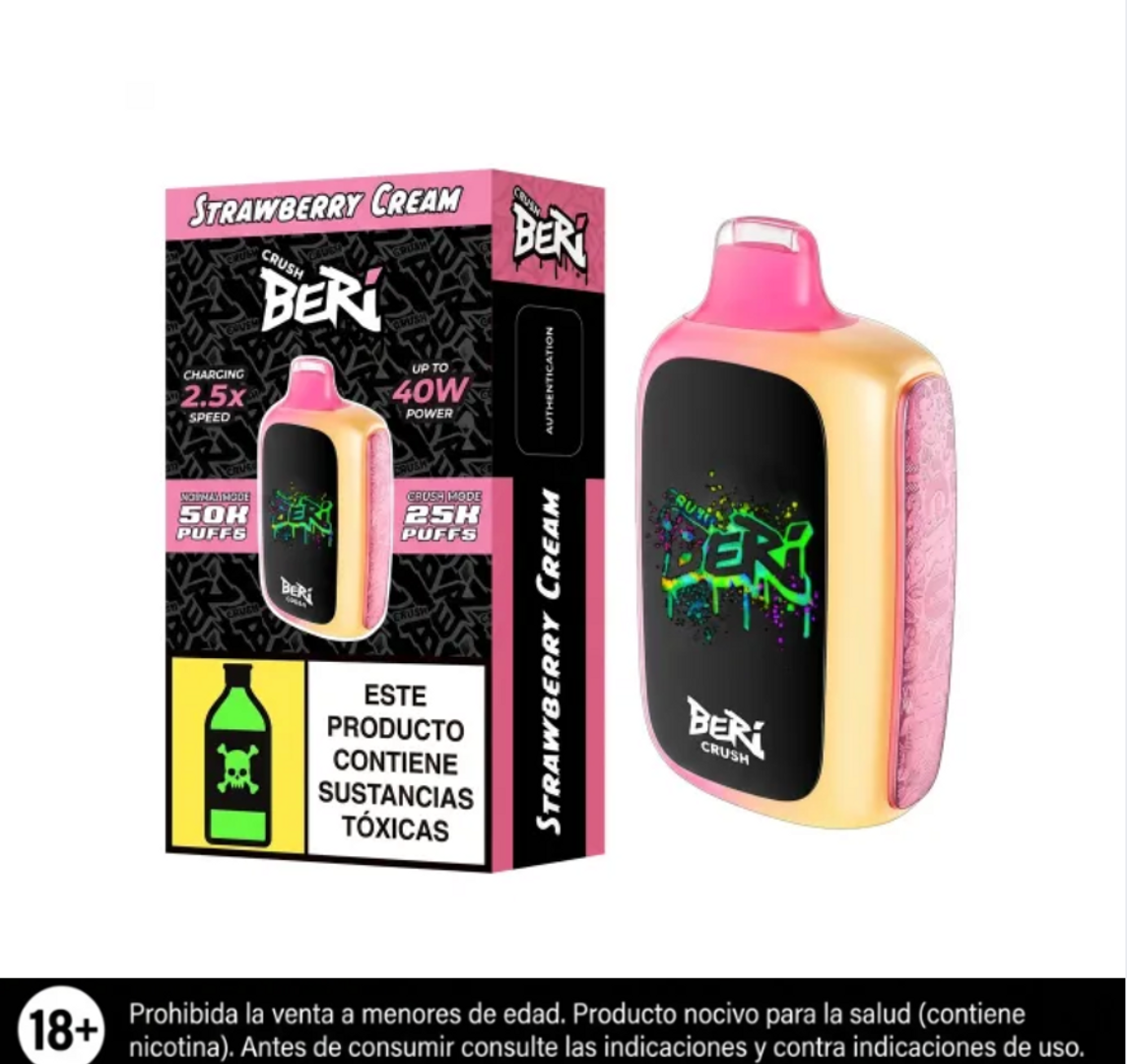 Beri Strawberry Cream 50.000 Puffs