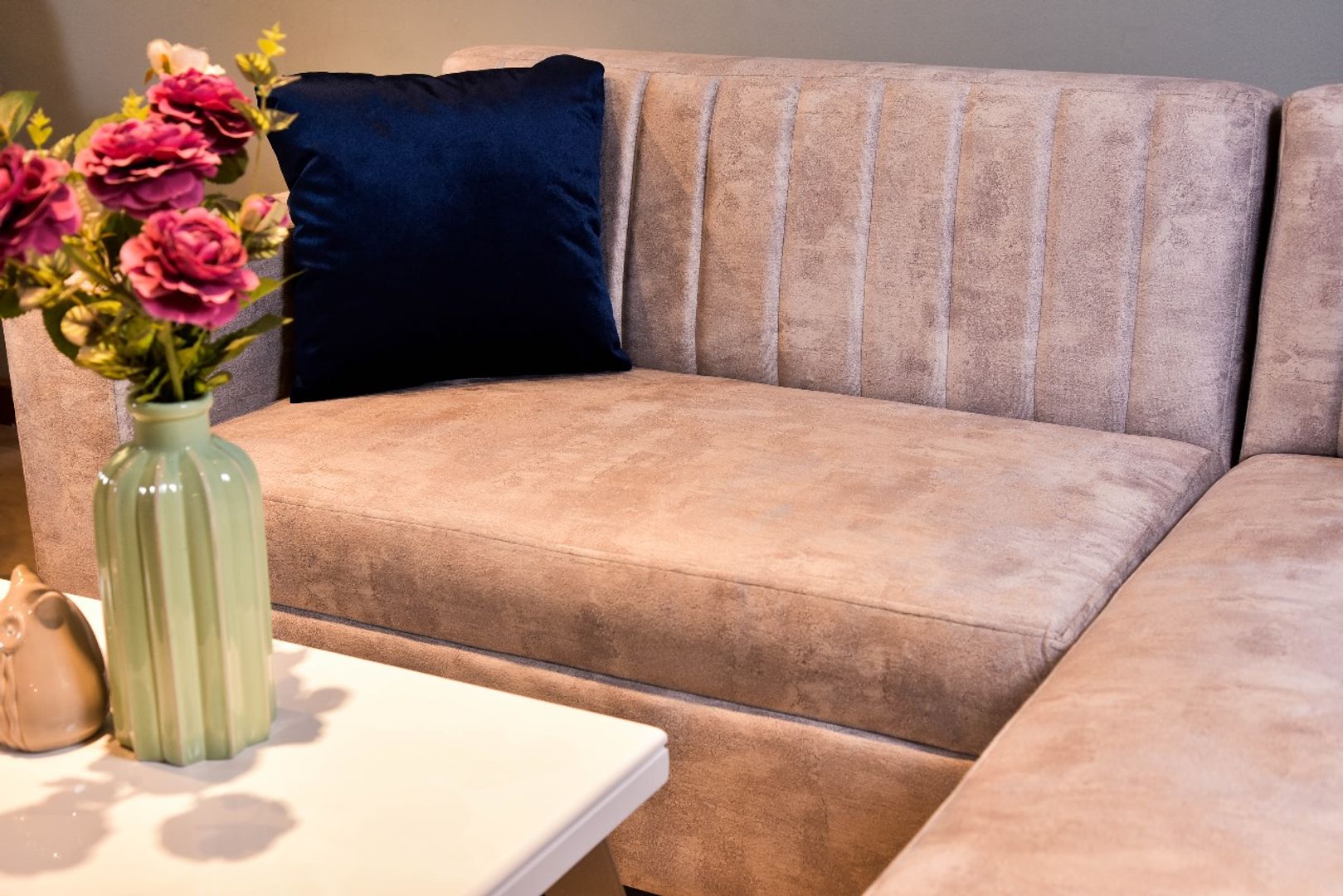 SALA ELE AQUA CENTRO CHAMPAÑA TAPIZ PLATA