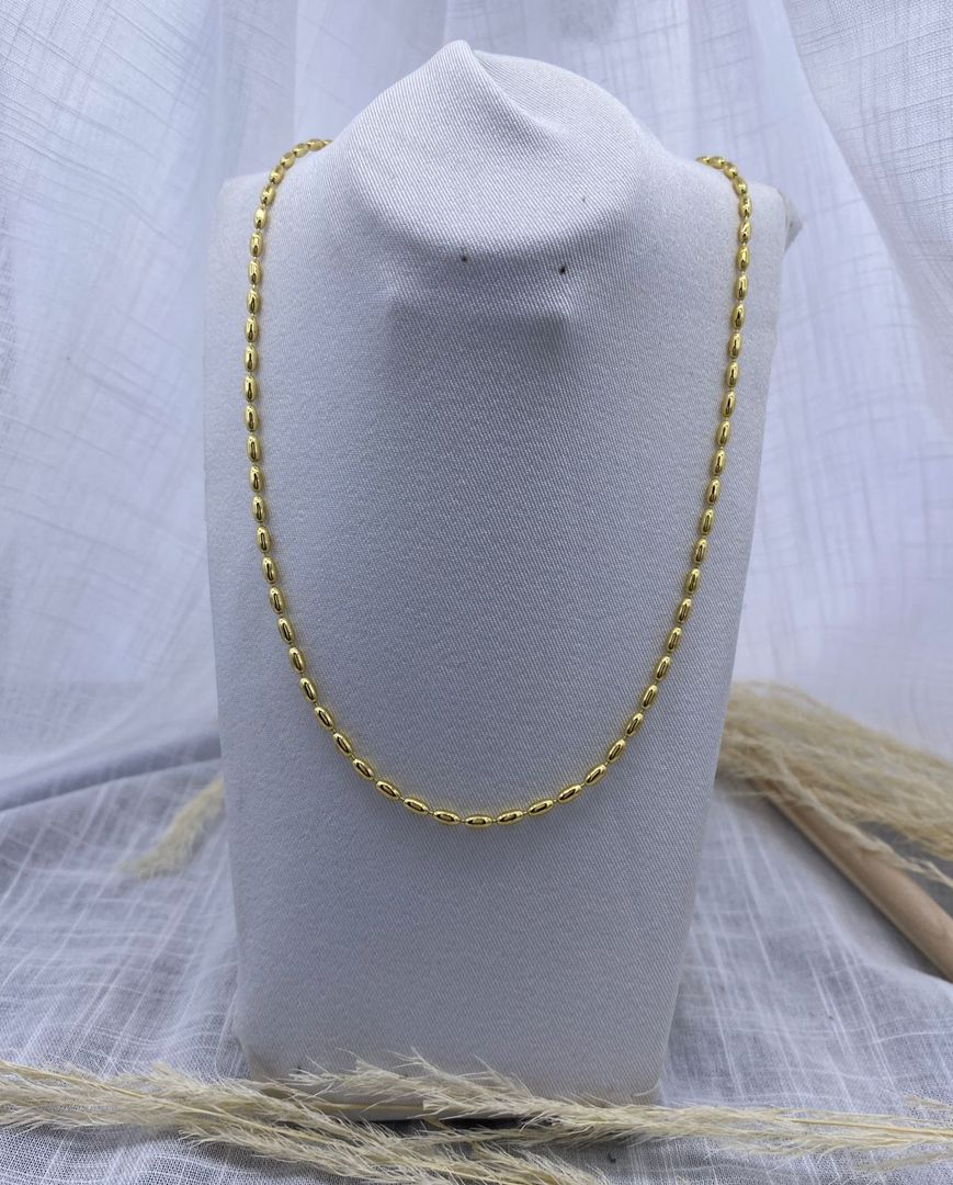 Cadena, dorada, covergold 