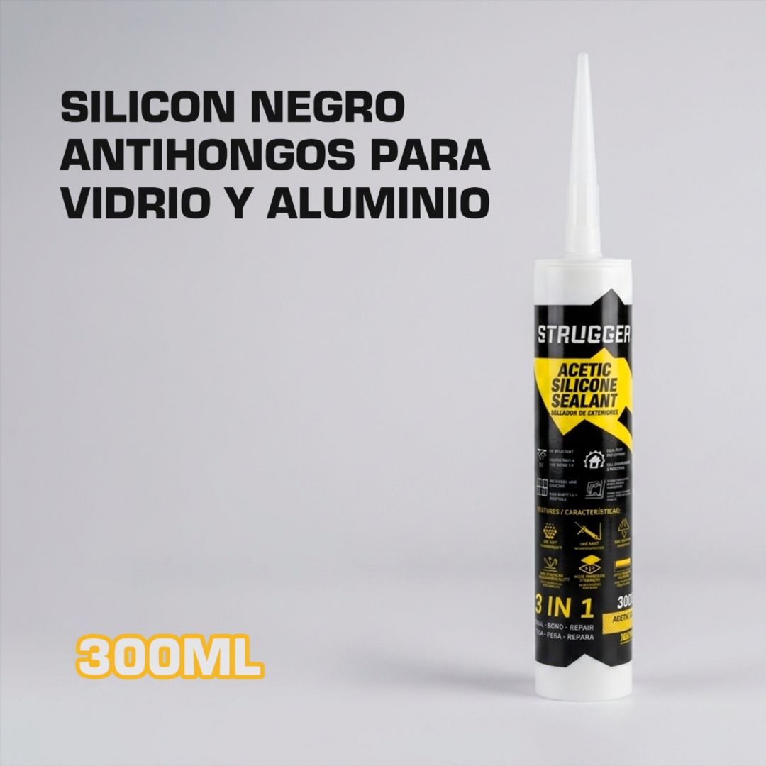 SILICON NEGRO 300ML