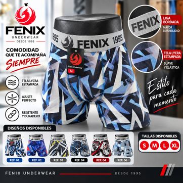 Imagen del producto Boxer FENIX Estampado LYCRA (DOC)