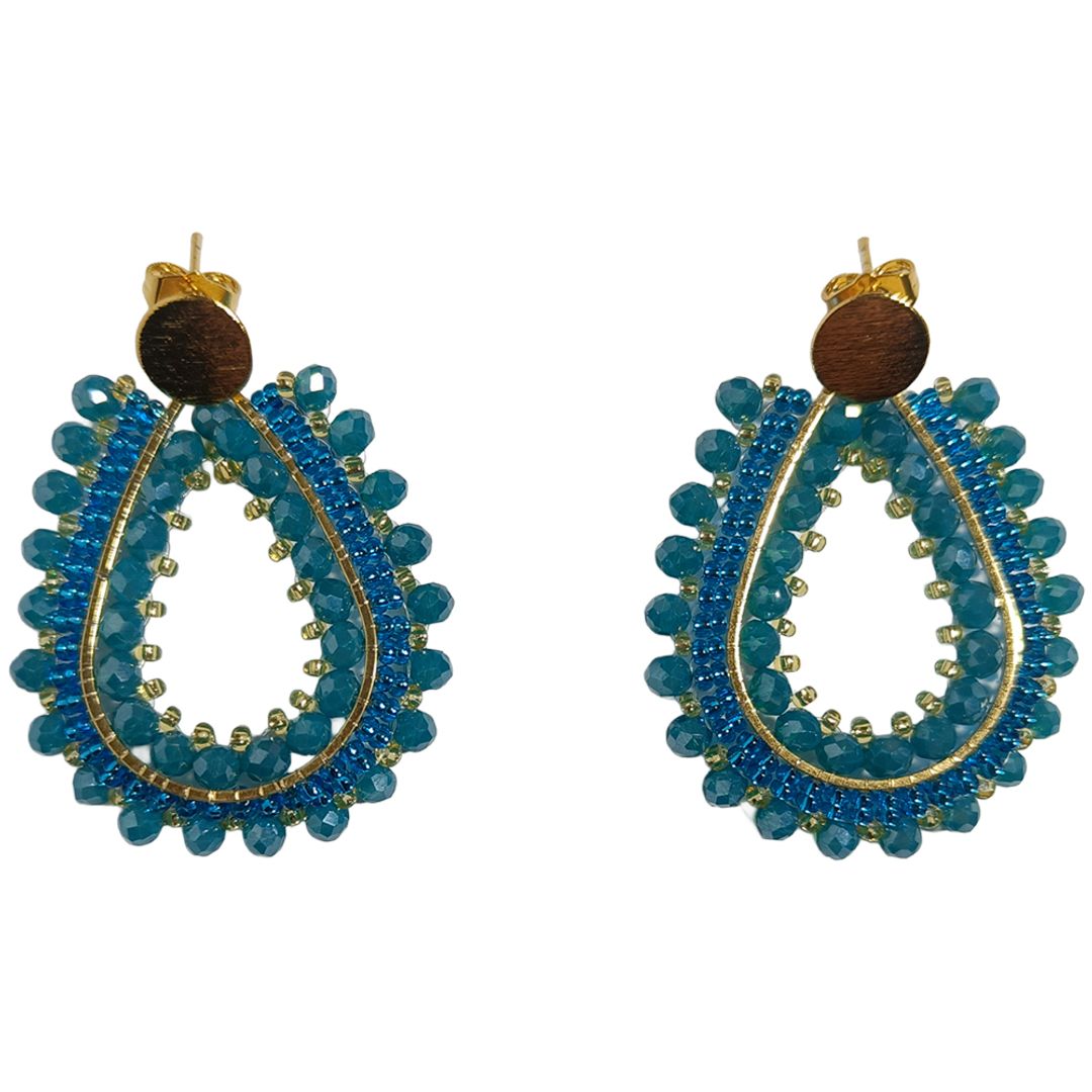 Aretes artesanales Gotas