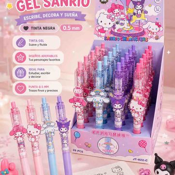 Imagen del producto Esfero retráctil sanrio tinta negra