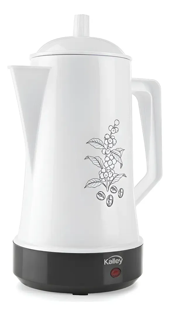 Cafetera Percoladora kalley 1.5 Litros – Color Blanca