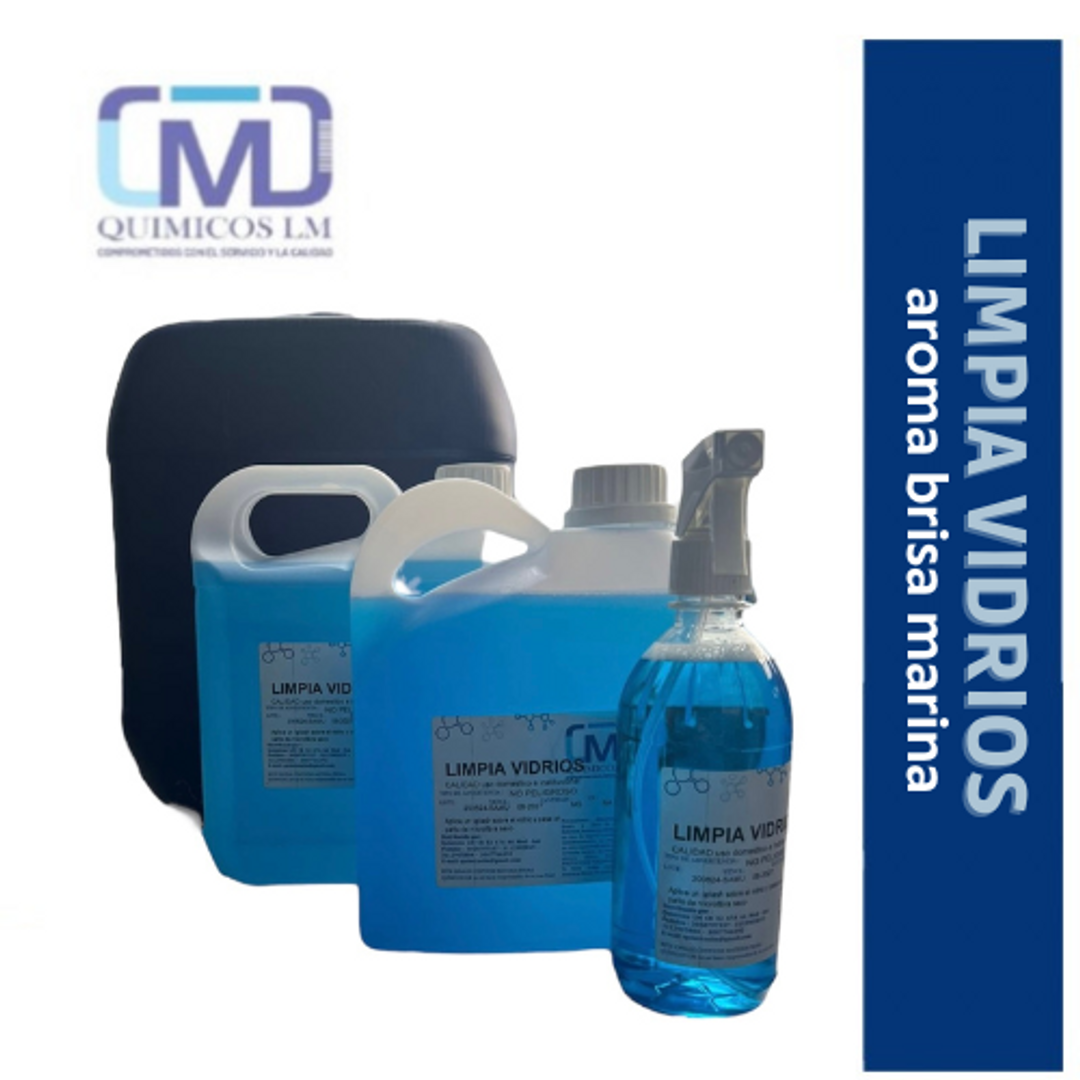 LIMPIA VIDRIOS CON AROMA